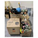 Pallet of home decor, Plates and more, No