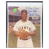 Monte Irvin autographed photo