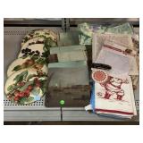 Vintage hardboard table mats doilies kitchen