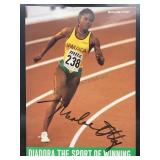 Merlene ottey autograph photo