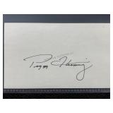 Peggy Fleming cut autograph W/COA