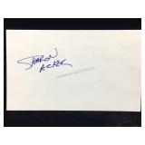 Sharon Acker Signature Card