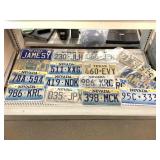 Collection of License Plates.