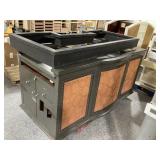 Dark Podium PoS w/orange accents from high end