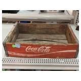 Vintage Coca-Cola wood crate from 1973