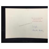 Mariette Hartley Signed Holiday Card