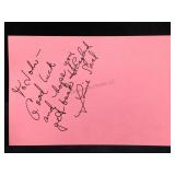 Louise Sorel Signature Card