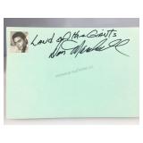 Don Marshall Signature Card