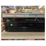 Onkyo 6 disc player model dc-c106 and pioneer VHS