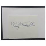 Fanny blankets koen cut autograph
