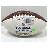 NFL celebrity autographed football with stars