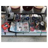 Big collection of CDs and DVDs in protected cases