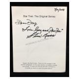 Shari Nims Signed Star Trek Stationary W/COA