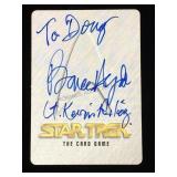 Bruce Hyde Signed Star Trek The Card Game Card