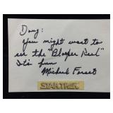 Michael Forest Handwritten & Signed Notecard