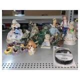 Vintage Victorian style figurines and more