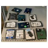 Assorted Hard-drives. Untested