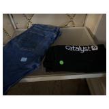 Catalyst M shirts and blue Leviï¿½s jeans W36 L34