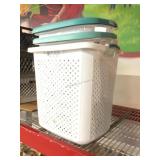 3 laundry baskets