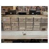 Heavy Metal screws drawer cabinet with 18 drawers
