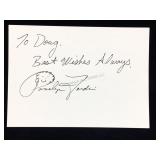 Pamelyn Ferdin Signature Card