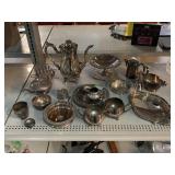 Silver-plated servings, mix brands, water Pot