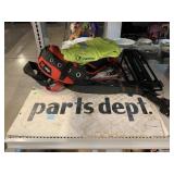 Metal sing Parts dept. and fall protection