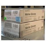 2 Nitrile gloves 100 count X-large