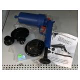 Air Powered Drain Cleaner.