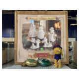 Porcelain snow family missing tree by grandeur