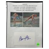 Bonnie Blair cut autograph