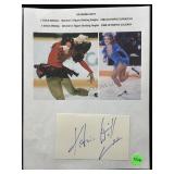 Katarina Witt cut autograph W/COA