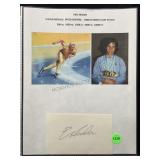 Eric Heiden cut autograph W/COA