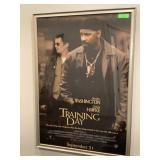 Training Day movie Poster in frame, approx