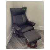 BenchMaster Furniture Faux Leather Recliner Chair