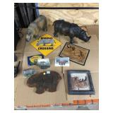 Rhino collection of vintage and newer decorative