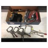 Locking C Clamps w/others tools incl. RJ45 tester