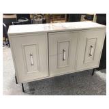 Wood grey buffet, approx 48x16x32in