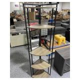 Metal corner rack, approx 6ft tall