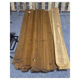 Pallet of Wood fencing incl. 34-6ft x 5.5ft cedar