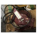 Vehicle fluid reel hose w/hose, heavy duty
