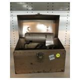 Sears Sabre Saw in metal box