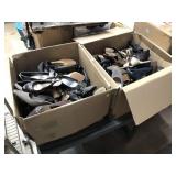 Two large boxes of ladies shoes, old navy, Ellen