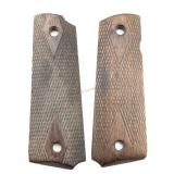 Orig. Wood 1911 Grips - Initials Carved inside -