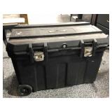 Stanley Bin on wheels, approx 36in long