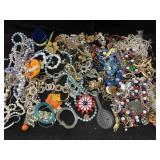 Large Collection Of Fashion Jewelry W/pins,