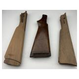 Vtg Wood Rifle Stocks