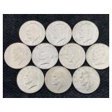 10 Ike / Eisenhower Dollars