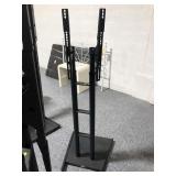 Metal rolling TV Stand lowest 4ft highest approx