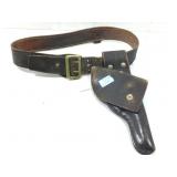 Vietnam Era 38 Spl Revolver Leather Holster with